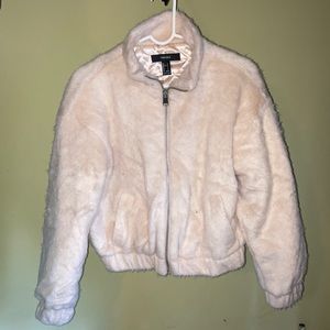 forever 21 pink fluffy jacket